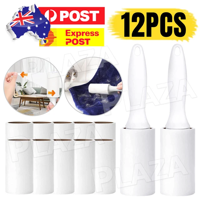 Lint Roller With Refills Sticky Remover Pet Dog Hair Clothes Sofa Dust Cleaning