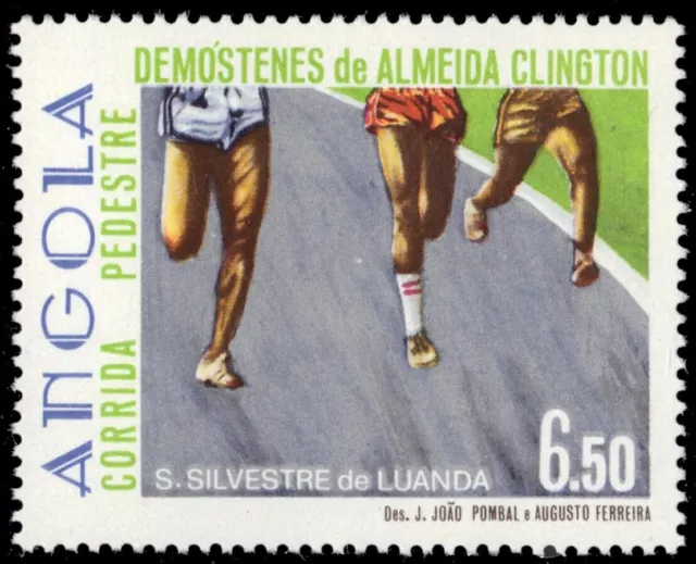 ANGOLA 721 - Demostenes de Almeida Clington Races (pb81756)