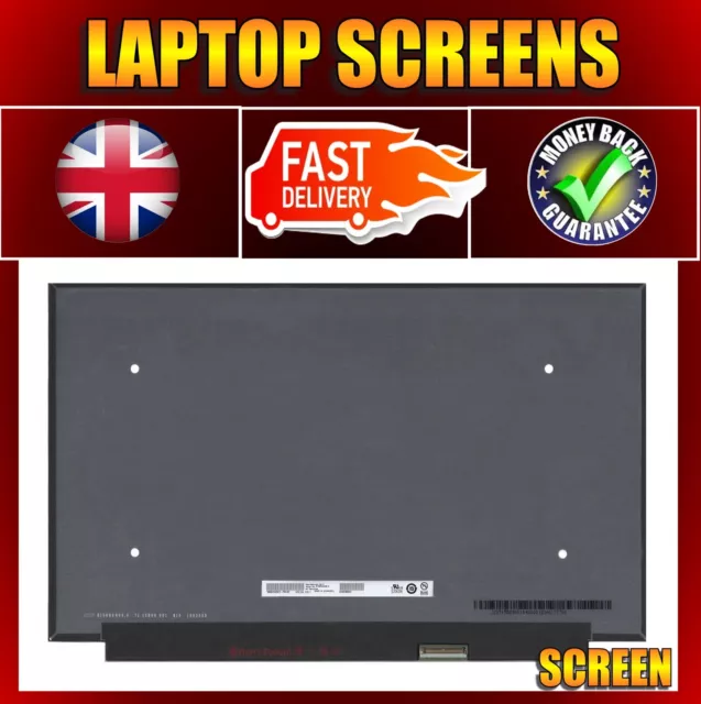 Ersatz Lenovo 5D10W86614 15,6"" Laptop Led Fhd Display Panel