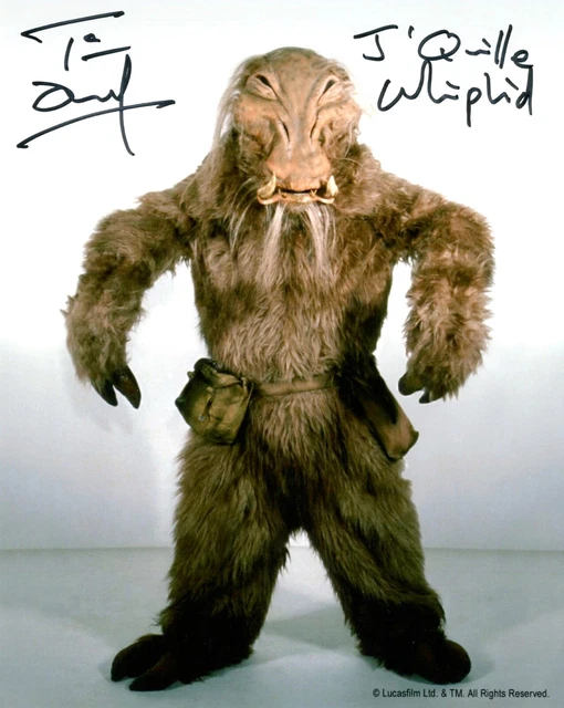 Star Wars Tim Dry Hand Signed 8x10" Promo Photo COA Whiphid Autograph Disney Star Wars Tim Dry Hand Signed 8x10" Promo Photo COA Whiphid Autograph Disney
