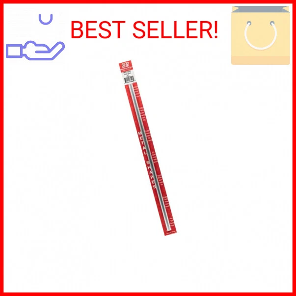 K & S 83046 Round Aluminum Rod, 5/16" OD x 12" Long, 1 Piece, Made in The USA, S