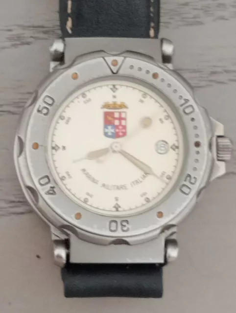 Franchi Menotti Milano Orologio bussola Vintage Marina Militare Italiana Quarzo.