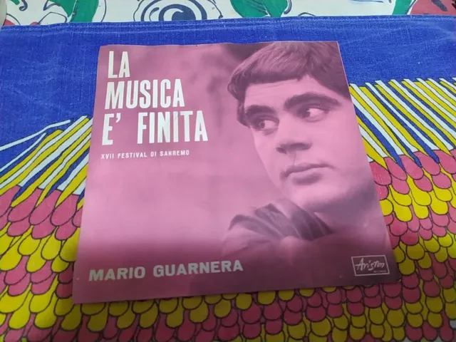 Mario Guarnera - La Musica È Finita / Se Di Notte - 45 Giri 7" - Italy - Ariston