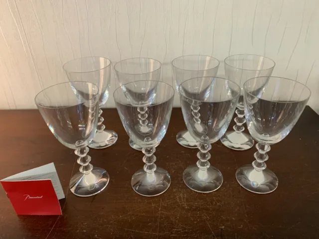 6 verres à eau modèle Véga N°2 en cristal de Baccarat (prix à la pièce)