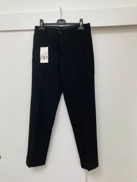 PANTALON DE COSTUME noir homme Zara neuf taille 36 EUR 29 00 PicClick FR