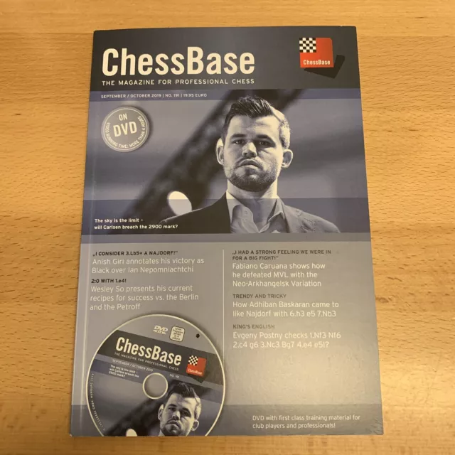 Chessbase Magazine #182 February March 2018 Magnus Carlsen Cover DVD - Used