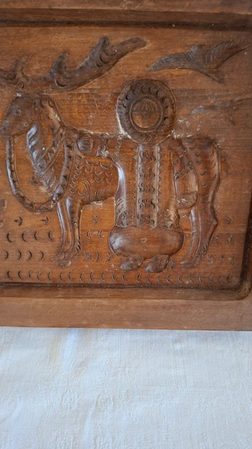 Springerel ANCIEN MOULE A pain d'epice en bois speculoos springerle EUR 42,20 ...
