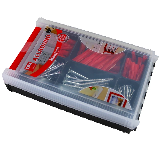 Assortimento standard TOX montatore a tutto tondo con tasselli multiuso Tri 5 - 8 mm 132 pezzi