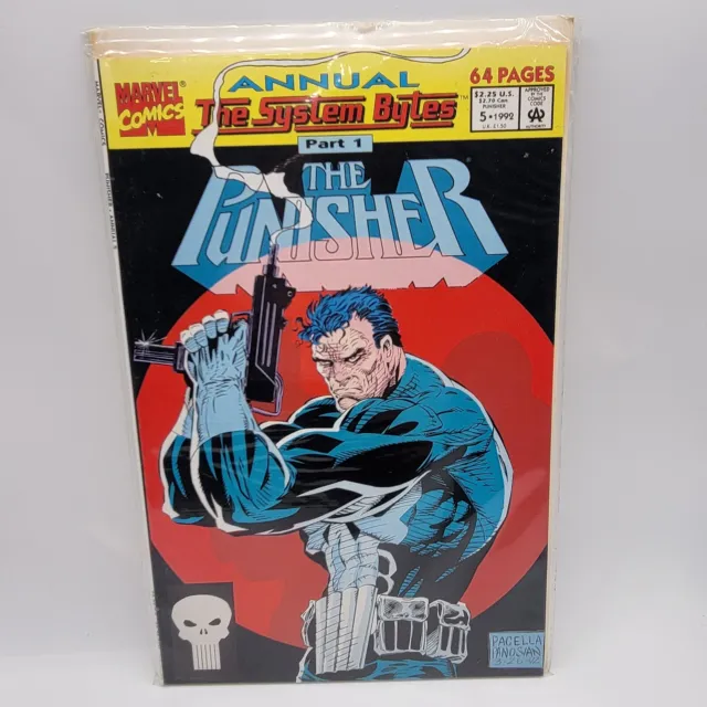 The punisher annual 5 1992 marvel comics the system bytes 1992 Marvel Comics
