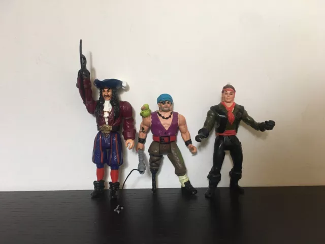 HOOK MOVIE ACTION Figures Peter Pan Captain Hook Swashbuckling Bill Jukes  Pirate $9.99 - PicClick