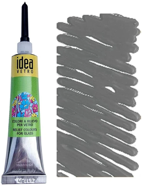 PIOMBO IMITAZIONE: Colores En Relieve Para Vidrio - Ferrario / Maimeri / CWR - ¡Perfectos Para Manualidades Y Decoración!