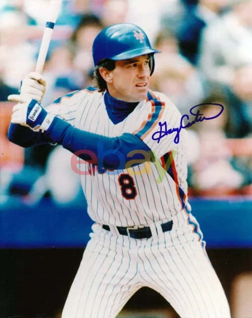 Gary Carter New York Mets Expos Autographed Signed 8x10 Color Photo reprint