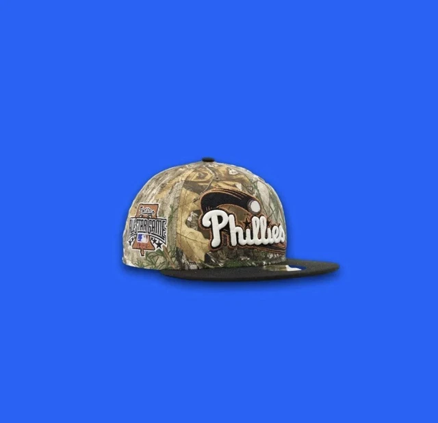 7 1/4 All The Right Real Tree Philadelphia Phillies All Star Game Patch New Era