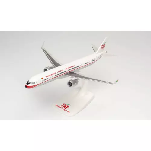 AIRBUS A321neo TAP AIR PORTUGAL RETRO 75th 1:200 Herpa Aerei Die Cast Modellino