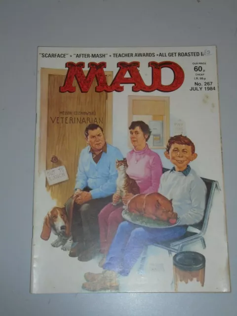 Mad Magazine #267 Ec Thorpe And Porter British Magazine July 1984