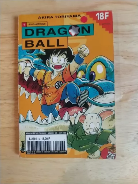 Livre Dragon Ball Glénat Akira Toriyama Édition Orange France Kiosque N*06