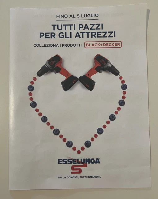 44 Bollini Esselunga Black+Decker 2023 Scheda Completa