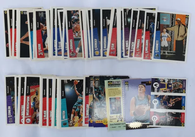 Lot De 77 Cartes Basketball NBA Upper Deck Collector's Choice 1996-97 FR Serie 1
