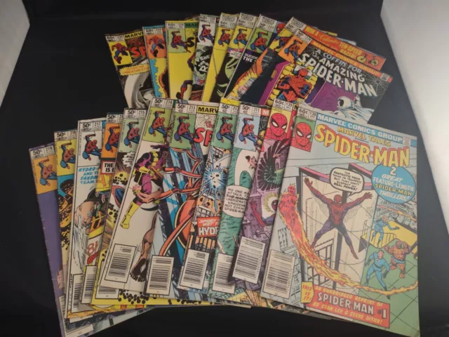 Amazing Spider-Man Marvel Bronze Age Comic Book Lot of 20 (1980-1982)