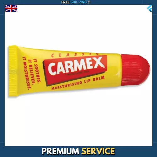 Carmex CLASSIC Moisturising Lip Balm Tube For Dry & Chapped Lips 10g