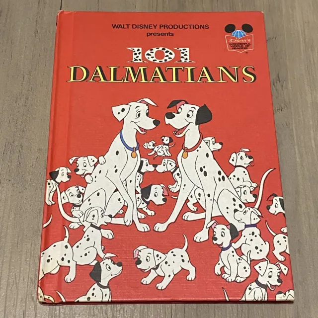 Walt Disney 101 Dalmations - Hardcover - 1981 Book Club Edition Random House Vtg