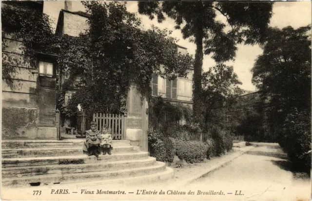 CPA PARIS 18e - Vieux Montmartre - Le Entrée du Chateau (82688)