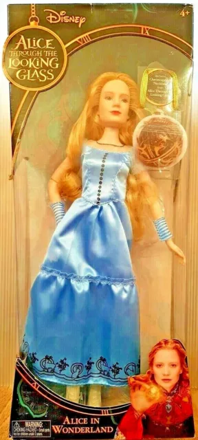 DISNEY Through The Looking Glass ALICE IN WONDERLAND Collectors Doll Unopened