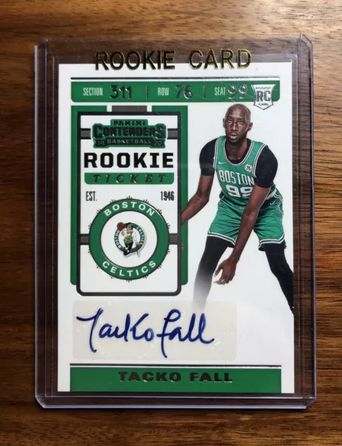 TACKO FALL 2019/20 CONTENDERS AUTO ROOKIE TICKET #163 CELTICS RC Cavaliers !!