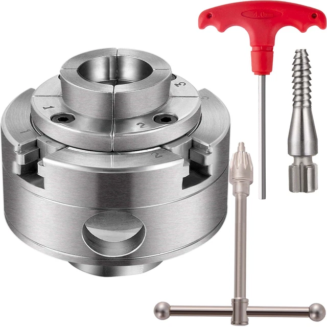 Lathe Chuck, 2.75" Woodturning Lathe Chuck, 4-Jaw Wood Lathe Chuck