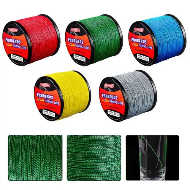 100M 300M PE Spectra Braided Fishing Line 4 Strands Super Strong Multifilament