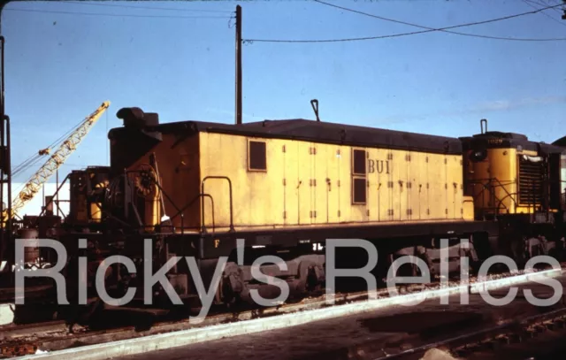 Duplicate Slide CNW #BU1 SLUG SW-1 Proviso Chicago Northwestern Chicago IL 1968