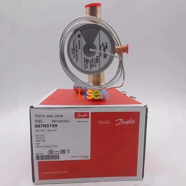 York S1-1TVM4J1 5-Ton Thermal Expansion Valve Kit 5/8" X 5/8" R410A 30"Capillary Tube