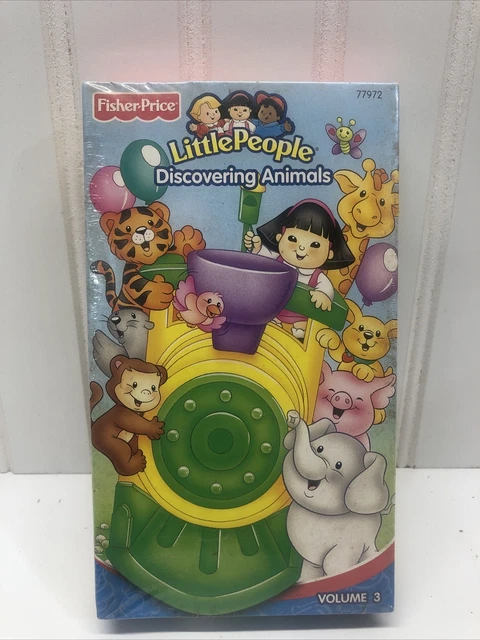 LITTLE PEOPLE, DISCOVERING Animals, Volume 3 VHS Fisher Price New