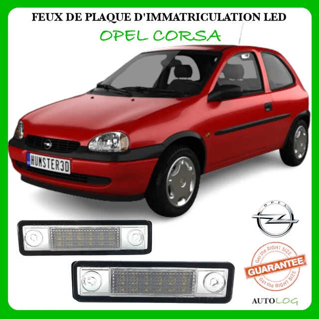 Feux De Plaque D'immatriculation LED Pour Opel Astra G Et Corsa B - Neuf - Garantie 6 Mois