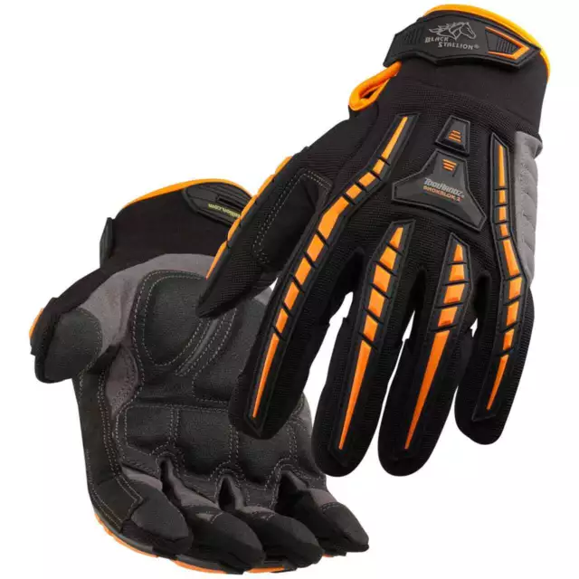 Black Stallion ToolHandz GX100 Anti-Vibration Mechanic's Gloves Medium