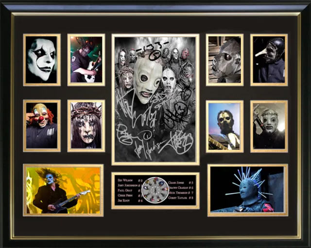 Slipknot Signed Framed Memorabilia