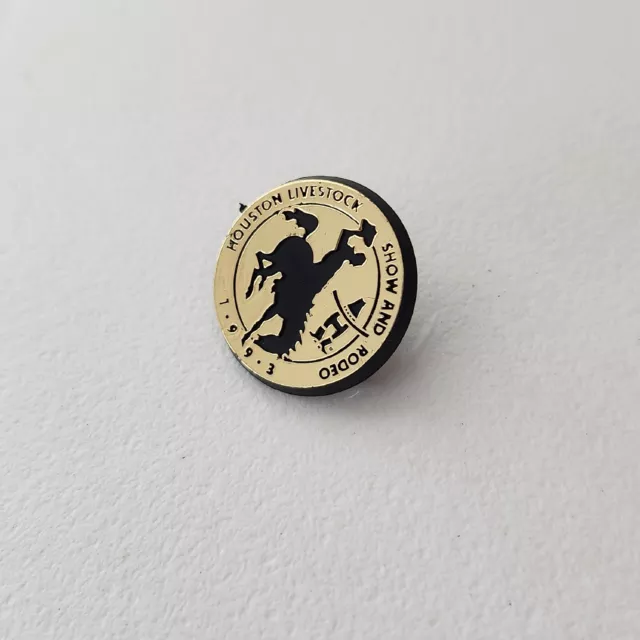 Vintage Houston Livestock Show and Rodeo 1993 Pin Houston Texas