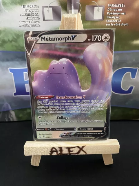 Pokemon Card Metamorph V 050/072 / EB Block Destinations Radiant / New FR