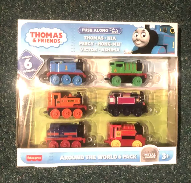 THOMAS AND FRIENDS All Around The World 6 Pack - Metal Engines Set ...
