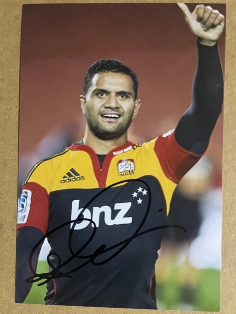 Leila Masaga- Chiefs Rugby Sighed 6x4 Photo
