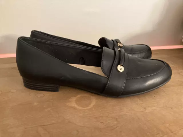 Liz Claiborne size 8 Trish Loafers black shoes women’s