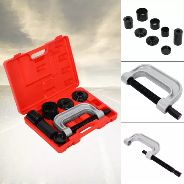 Heavy Duty 4 in 1 Ball Joint Press & U Joint Removal Tool Kit with 4x4 Adapters