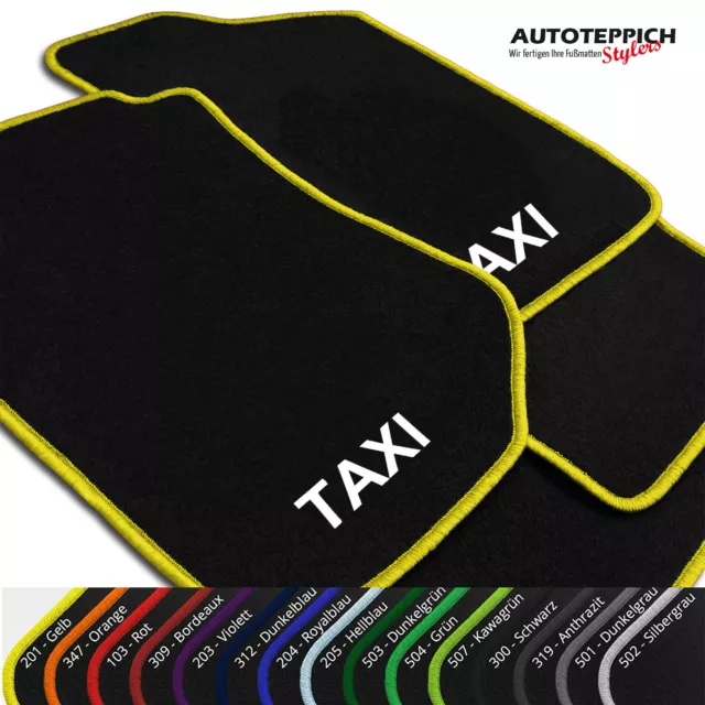 Fußmatten DRUCK TAXI für Audi TT 8N 1998-2006