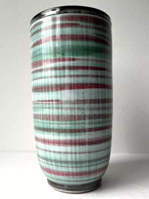 Rye pottery ceramic decorative art vase mid century modern mcm retro vintage