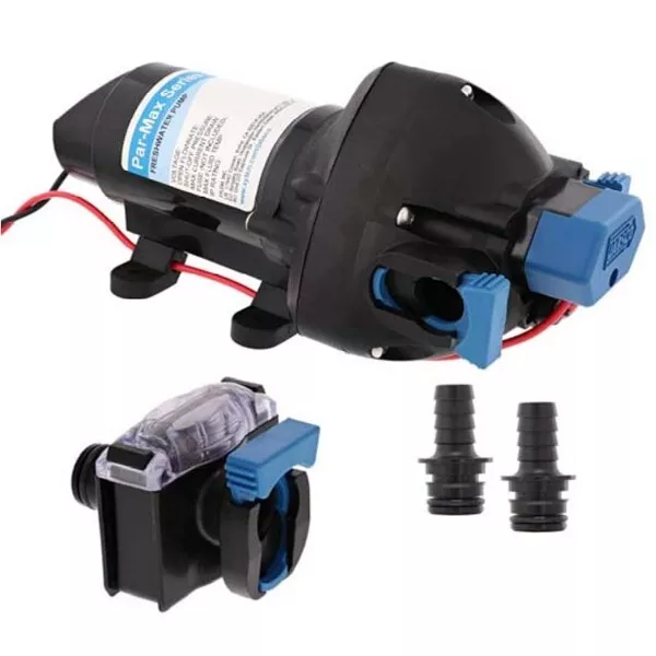 Groupe D'eau Jabsco Par-Max 3 12V 11 L/Min 2.8 Bar 31395-4012-3A