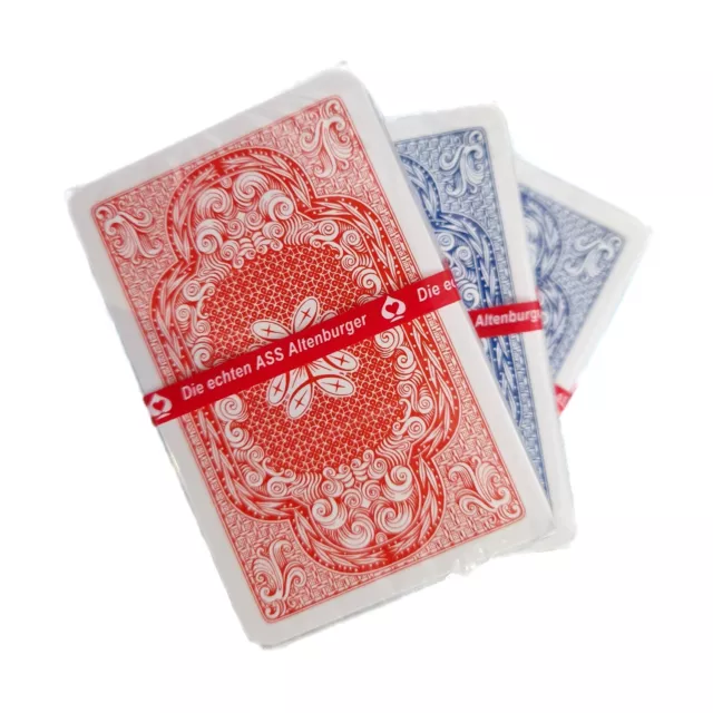 60Stück KARTON, je 55 BLATT Rommé, Spielkarten, Original von ASS Altenburger