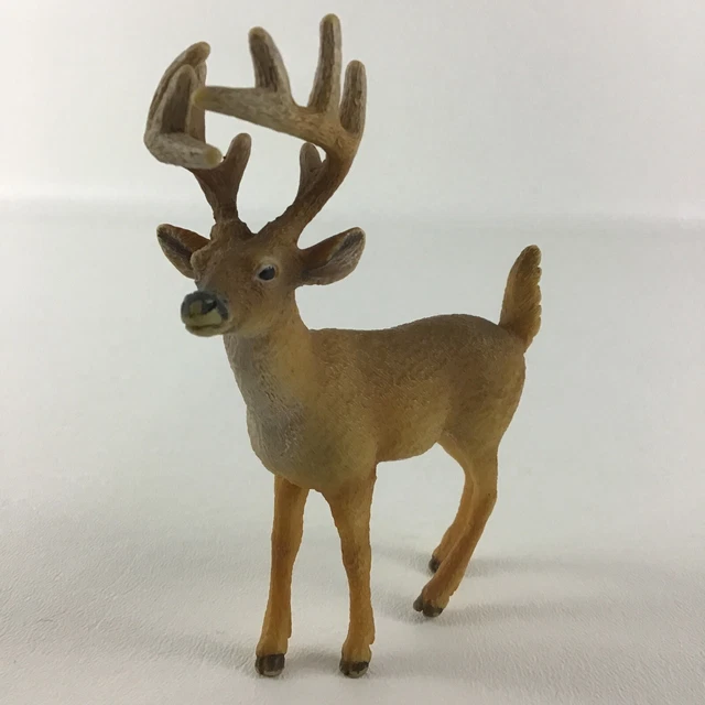 SCHLEICH DEER BUCK Realistic Wild Animal Figurine Collectible Action