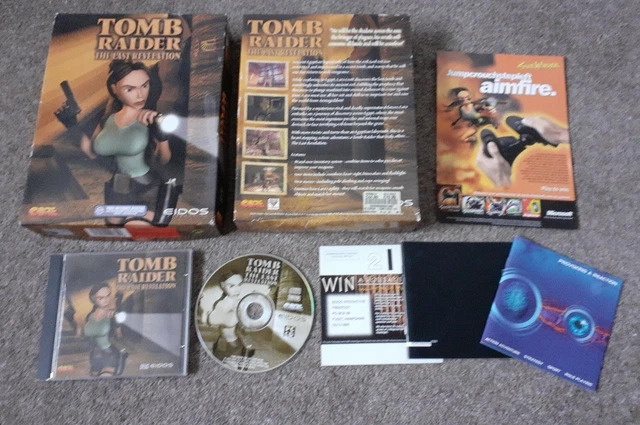 Jeu PC Tomb Raider II - Version Big Box Complète En Très Bon état