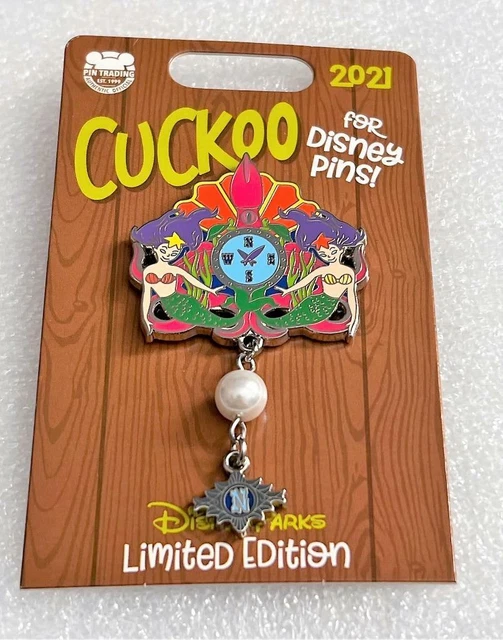 DISNEY CUCKOO for Disney Pins 2021 Submarine Voyage Mermaid Clock LE