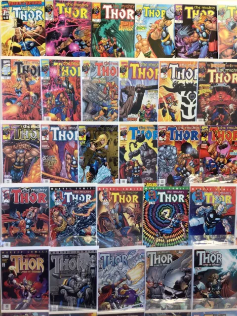 Marvel Comics The Mighty Thor Run Lot 1-85 Plus Annual 1999&2000 Missing In Bio 2